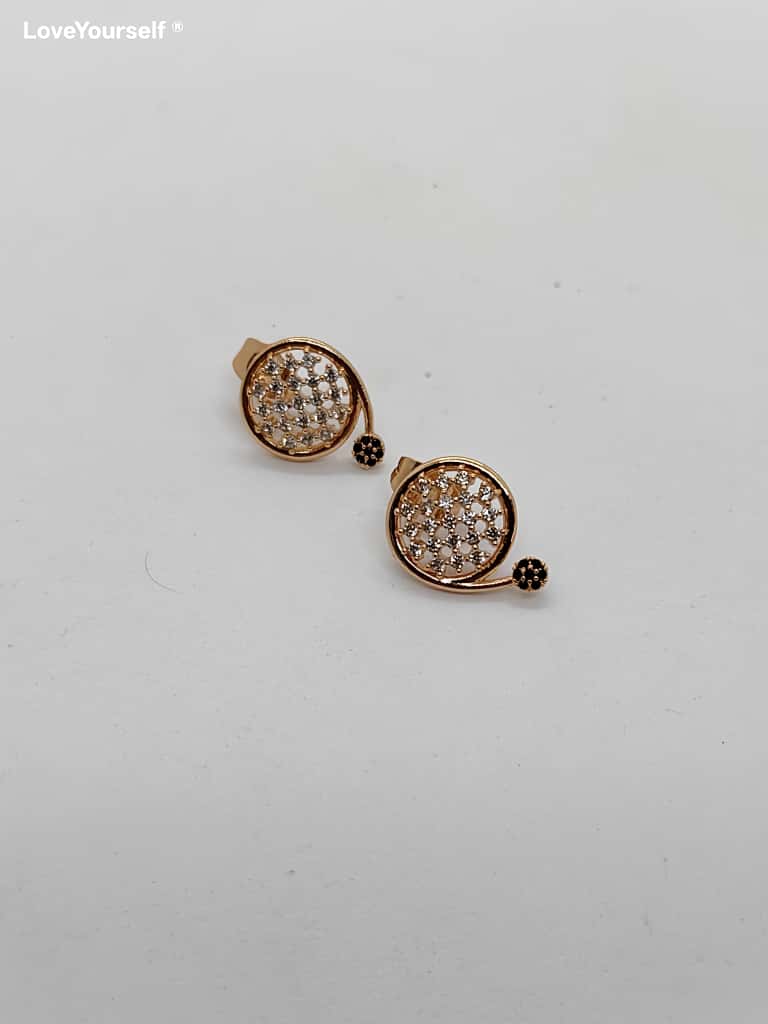 CZ Stone Gold Plated Chain Necklace.