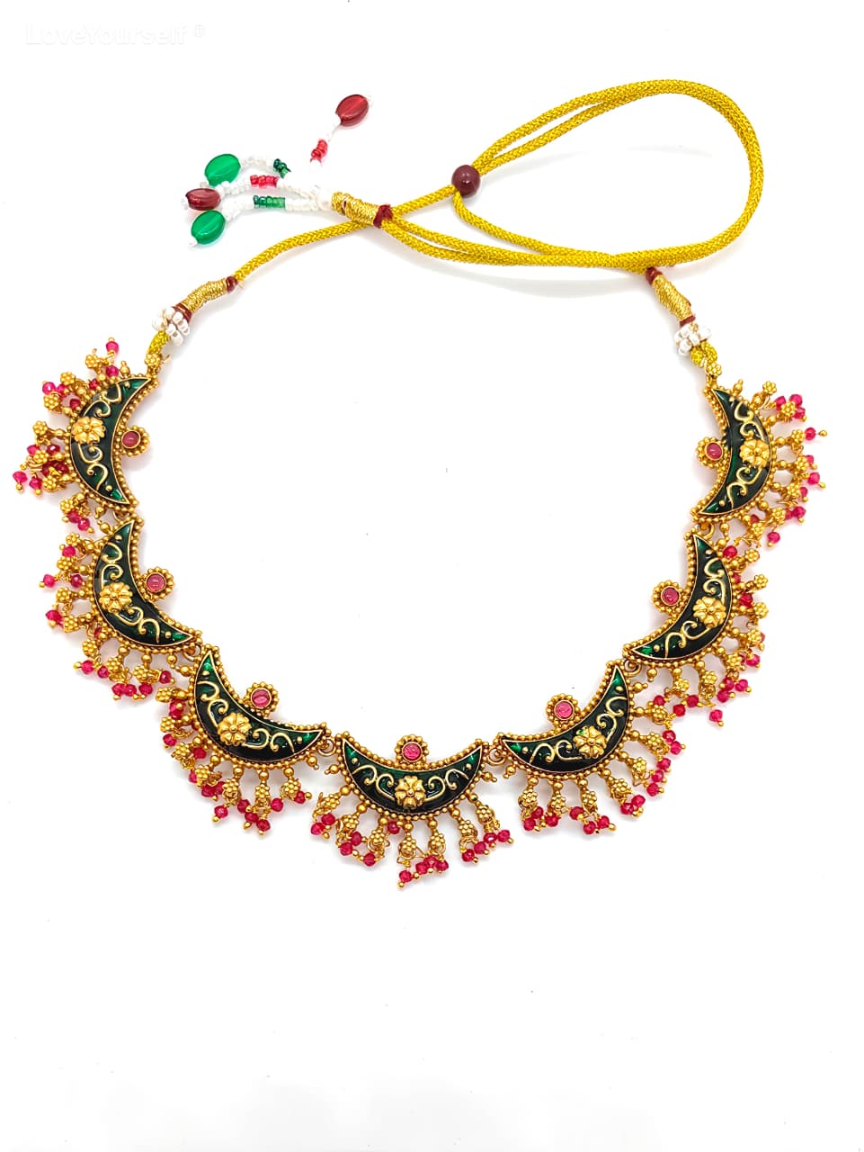 LoveYourself Traditional Necklace Set - Chanda Necklace